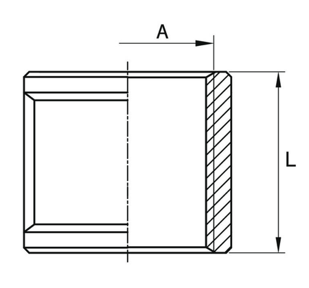 Diamond mufa 1/2" mosiądz K-270.MUF.15.Y.