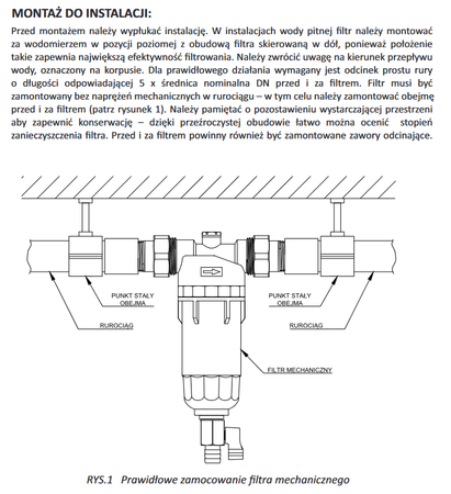 Diamond filtr mechaniczny 1" z płukaniem wstecznym i manometrem ART.350-25