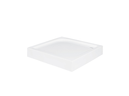 Besco brodzik kwadratowy Oskar 90x90cm biały BAO-90-PK