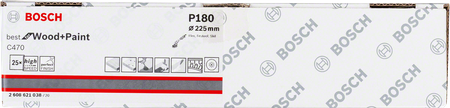 Bosch papier ścierny C470 225mm G180 1 sztuka 2608621038