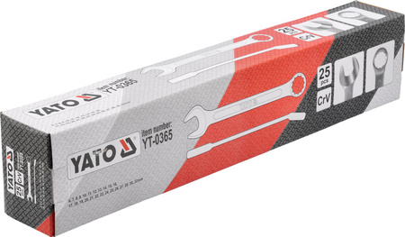 Yato zestaw kluczy płasko-oczkowych 6-32mm 25-elementowy YT-0365