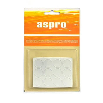 Aspro podkładki żelowe przezroczyste okrągłe 18mm 12sztuk A-40007-10-012