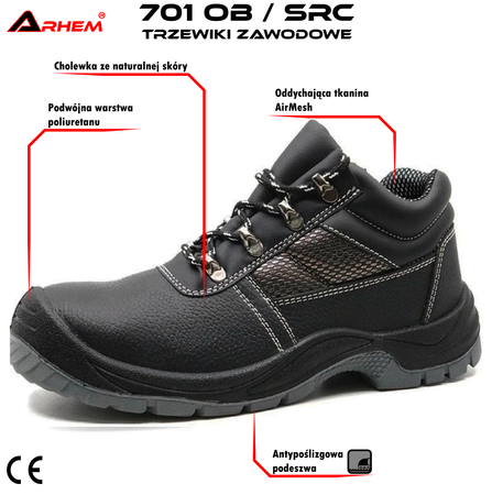 Arhem obuwie robocze 701 OB SRC rozmiar 42 ARH-75-701-OB-SRC-42