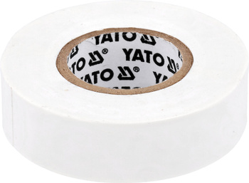 Yato taśma izolacyjna biała 19mmx20m YT-81656
