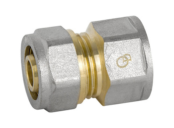 Diamond łącznik ZŁ-DZ PEX-AL-PEX gwint wewnętrzny 16x1/2" mosiądz FTN-002.1/2x16.ZŁ-DZ