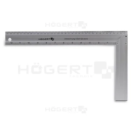 Hogert kątownik stolarski aluminiowy 250x190mm HT4M202