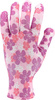 Flo rękawice ogrodnicze rozmiar 8 kolorowe kwiatki 74121