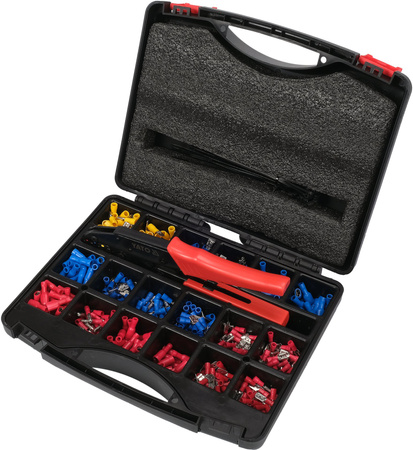 Yato zestaw złączy elektrycznych z zaciskarką YT-068920