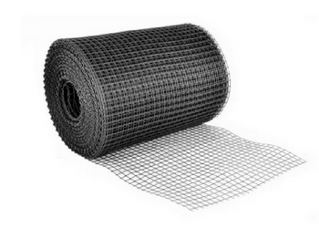 Siatka ogrodowa rabatowa plastikowa szara 1,2mb