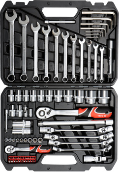 Yato zestaw narzędziowy L 1/2" 77-elementowy YT-38781