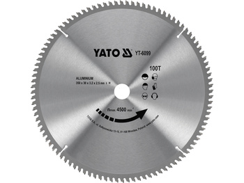 Yato tarcza do aluminium 350x100Tx30mm YT-6099