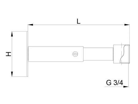 Diamond wspornik teleskopowy naczynia przeponowego WSPORNIK NACZYNIA