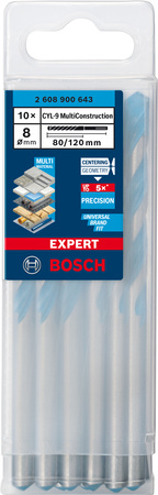 Bosch wiertło Expert CYL-9 MultiConstruction 8x80x120mm 1 sztuka 2608900643