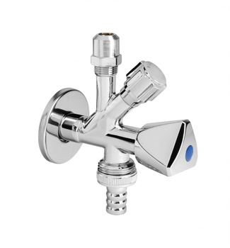 Diamond zawór zaporowy trójnik kątowy ART.268.1/2X3/4X3/8