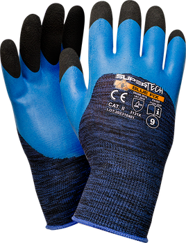 Worklink rękawice ochronne Super Tech Blue Fix rozmiar 11