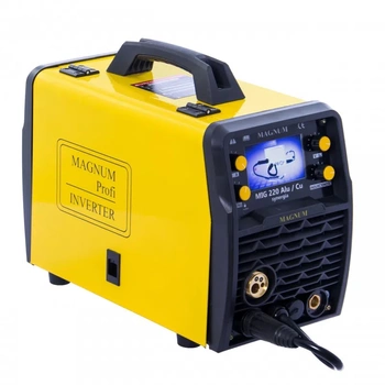 Magnum półautomat spawalniczy MIG 220 ALU/CU Synergia LCD