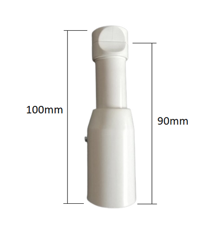 Luxor komplet uchwytów mocowania grzejników łazienkowych kątowy