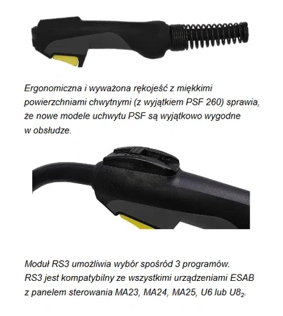 Esab uchwyt spawalniczy PSF 260 5m 0700025022