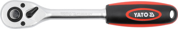 Yato grzechotka prosta 1/2" 90T z plastikową rękojeścią YT-03243