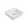 Excellent umywalka nablatowa Rima 2.0 40x40cm z otworem biały połysk CEEX.4901.400.WH