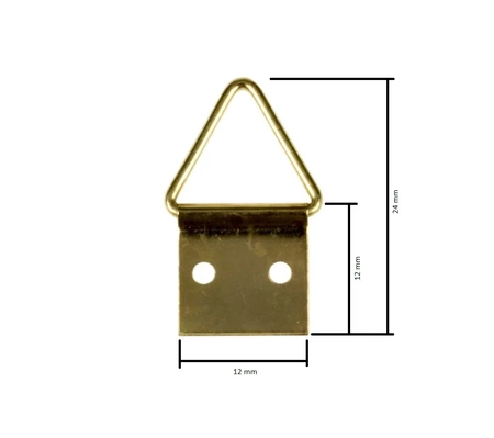 Zawieszka meblowa łamana 12mm
