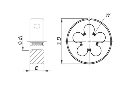 Fanar narzynka M16x1,5 LH N1-111001-0165