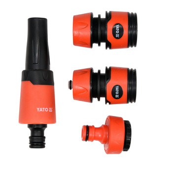 Yato zestaw złączek ze zraszaczem 4 sztuki 1/2” i 3/4" YT-99831
