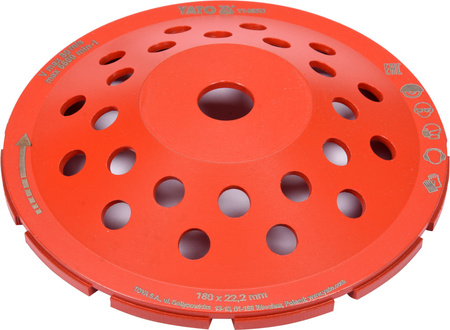 Yato tarcza diamentowa szlifierska 180mm M14 YT-60323