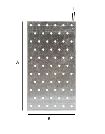 Simpson Strong-Tie płytka perforowana 40x120x2mm NP20/40/120