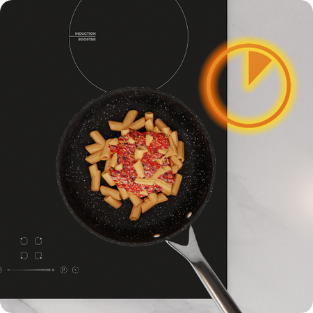 Kernau płyta idukcyjna czarna 60cm KIH64-4B