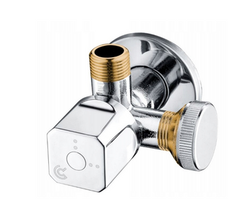 Duro Multi zawór kątowy antykamienny 1/2"X3/4"X3/8"