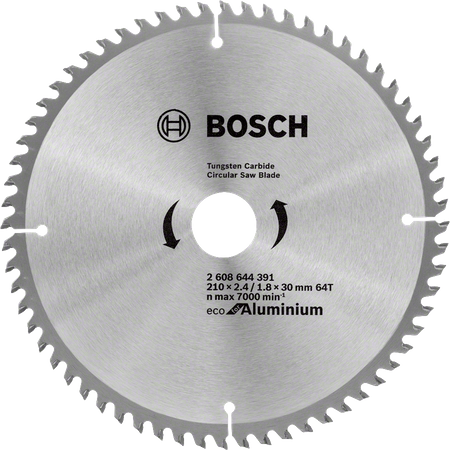 Bosch tarcza pilarska Eco for Aluminium 210x30mm 2608644391