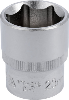 Yato nasadka krótka CV 6-kątna 1/2" 23mm YT-1216