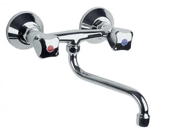 KFA Armatura bateria zlewozmywakowa ścienna chrom Standard 300-410-00