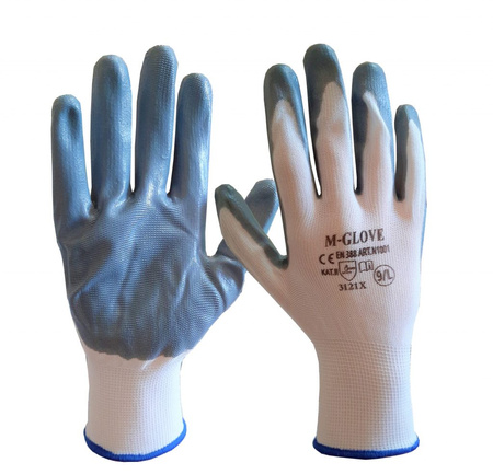 M-Glove rękawice ochronne nitrylowe N1001 3121X rozmiar 7/S
