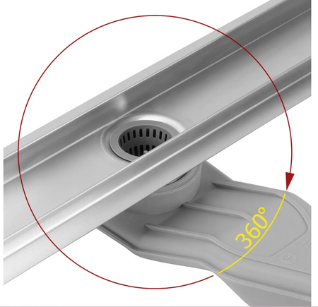 REA odpływ liniowy Neox Superflow 2w1nikiel szczotkowany 60cm REA-G2705