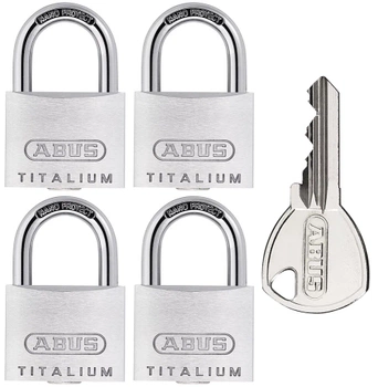 Abus kłódka Titalium 727TI/40 40mm 4 sztuki KD-AB-024