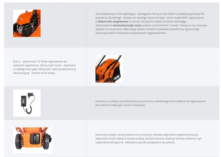 Oleo-Mac kosiarka spalinowa GMC 53 TKE ALLROAD4 z napędem 66079172E5