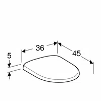 Koło deska sedesowa Nova Pro Click2Clean owalna M30125000