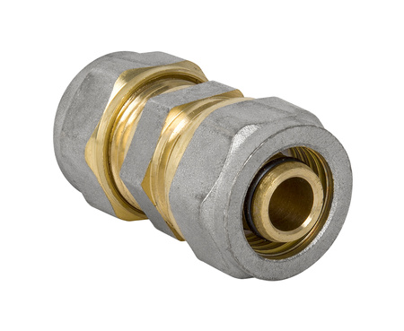 Diamond łącznik redukcyjny podwójny 16x16 pex-al-pex mosiądz FTN-003.16x16.ZŁ-2