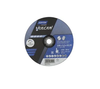 Norton tarcza tnąca Vulcan Metal Inox 230x3,2x22,23mm 66252925498