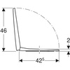 Geberit deska sedesowa Geberit Selnova Square 502.896.00.1