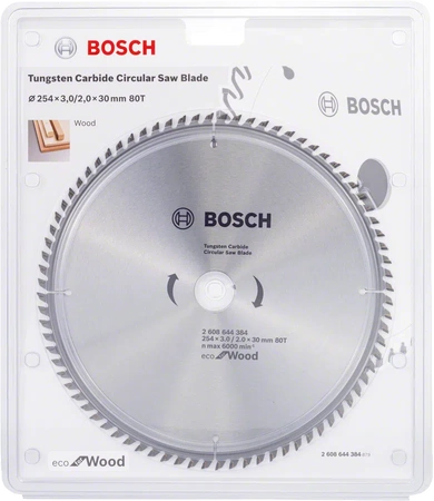 Bosch tarcza pilarska Eco for Wood 254x30mm 2608644384
