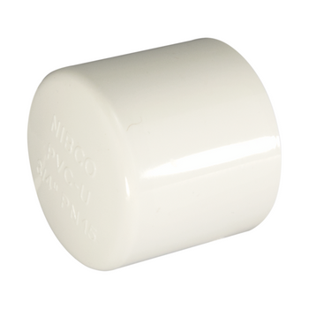 Nibco zaślepka PVC-U do klejenia KW 1/2" zimna woda 447-005