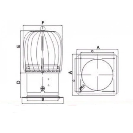 Dospel nasada kominowa Colt 150 007-1733