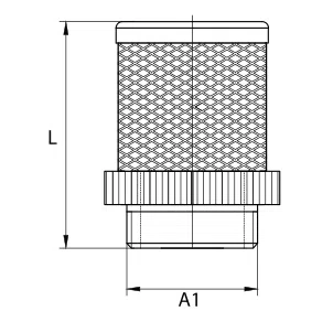 Diamond kosz ssący do zaworu zwrotnego 1" ART.11-25