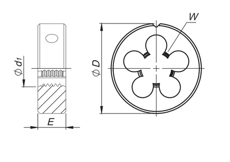 Fanar narzynka HSS M22 6g 800 N1-121001-0220