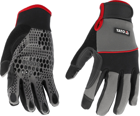 Yato rękawice antypoślizgowe nakrapiane rozmiar 9 YT-74665