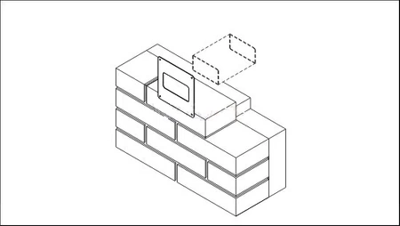 Dospel kołnierz przyścienny D/UKP 110x55 007-0236