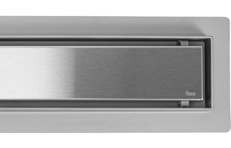 Rea odpływ liniowy NEOX stal szczotkowana odwracalny 2w1 50cm G2500